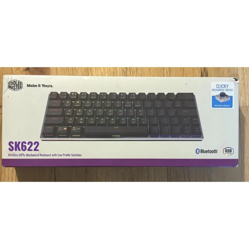 Cooler Master SK622 Wireless Bluetooth Keyboard Space Gray